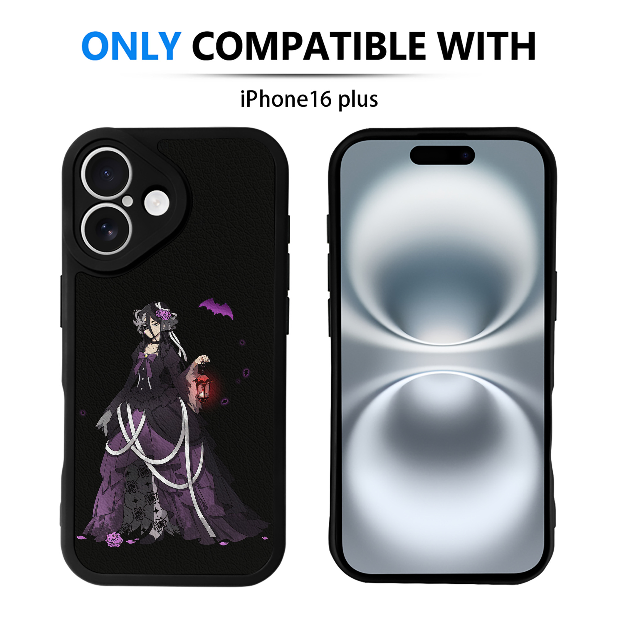 （画像用） 文豪ストレイドッグス Bungo Stray Dogs 【iPhone 16シリーズ対応】シリコンスマホケース（レザー調） 材質：シリコン